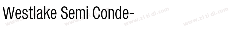 Westlake Semi Conde字体转换